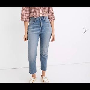 Madewell curvy perfect vintage jeans petite